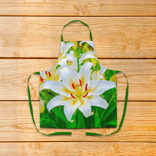 Tablier Lily blanche