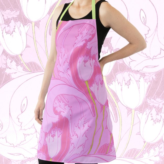Tablier Lily Rose vintage (Créateur téléchargé)