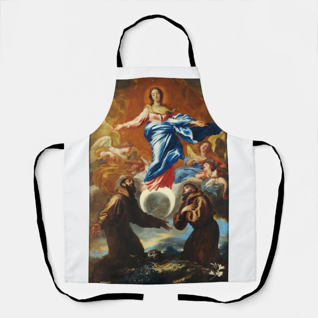 Tablier L'Immaculée Conception de la Vierge Marie (Recto)
