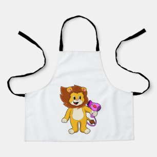 Tablier Lion avec sèche-cheveux
