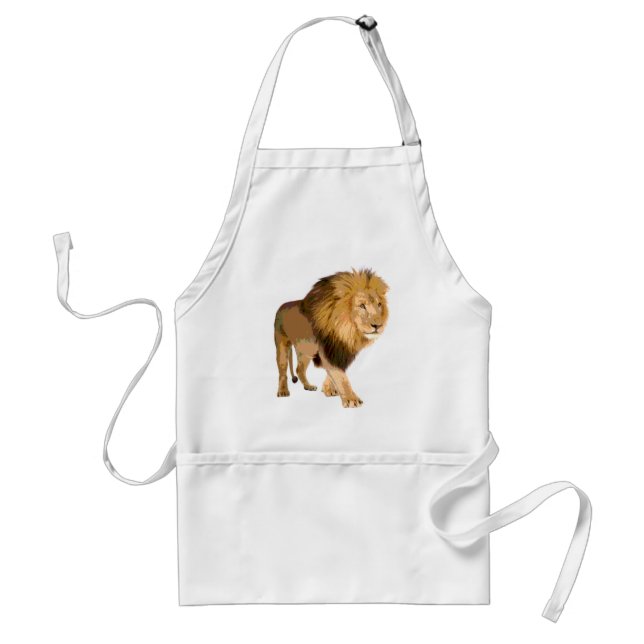 Tablier Lion de marche (Devant)