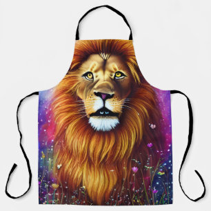 Tablier Lion puissant