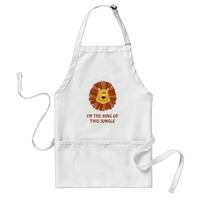 Tablier Lion "Roi de la Jungle" (Devant)