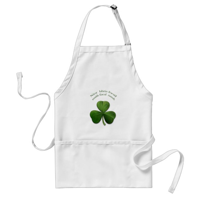 Tablier L'irlandais dit sur Irish Design Products (Devant)