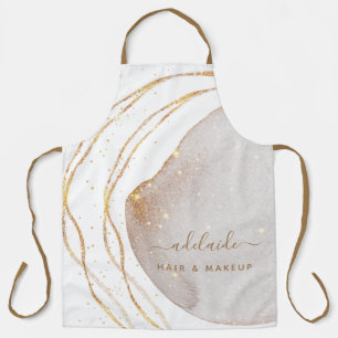 Tablier Liste de cheveux Parties scintillant or moderne Sc