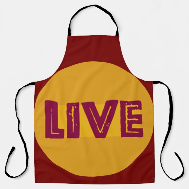 Tablier Live & Let Live In Orbit Apron (Recto)
