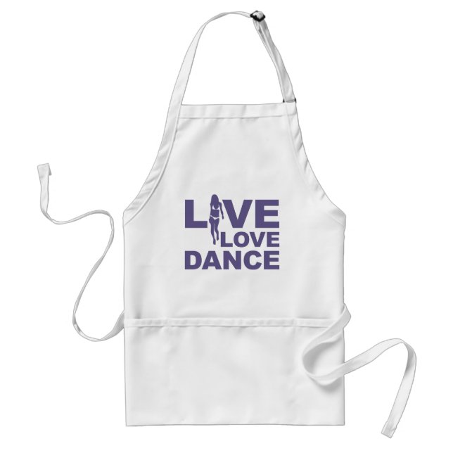 Tablier Live Love Dance (Devant)