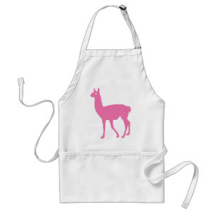 Tablier Llama Rose
