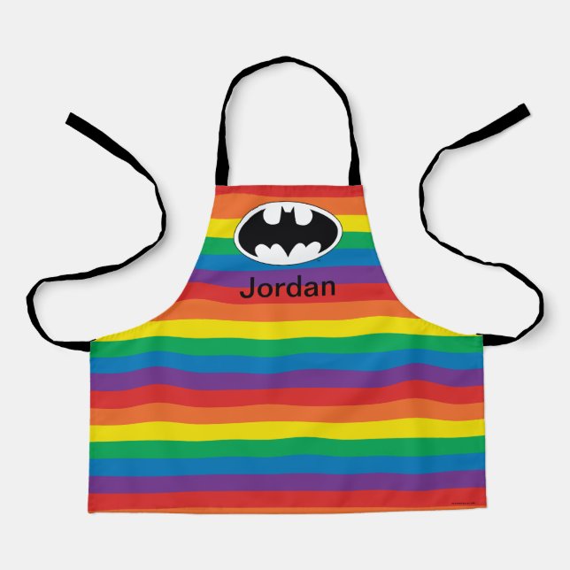 Tablier Logo Arc-en-ciel Batman (Recto)