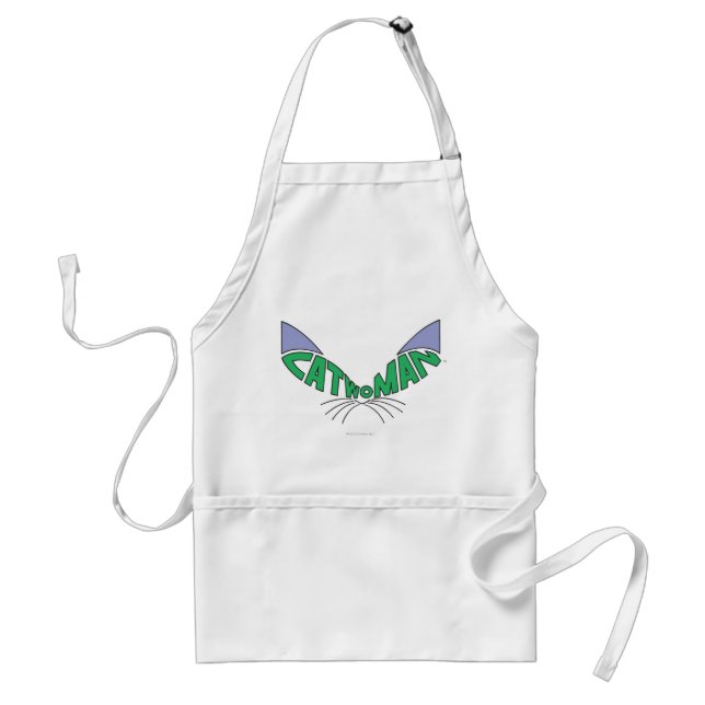Tablier Logo Catwoman Green (Devant)
