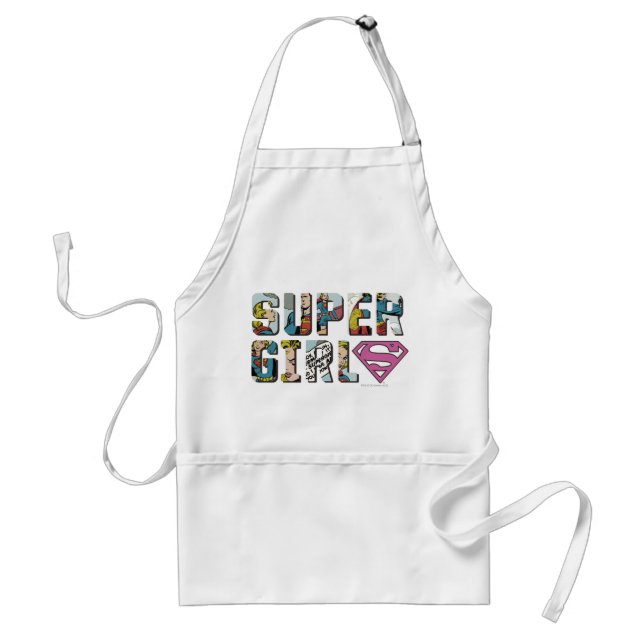 Tablier Logo de bande dessinée Supergirl (Devant)