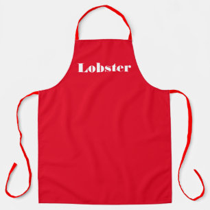Tablier Logo de homard rouge