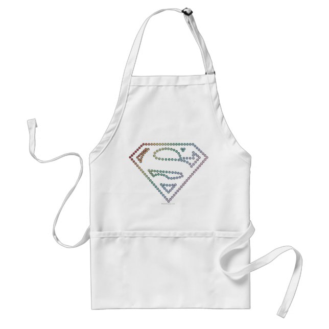 Tablier Logo de Supergirl Rainbow Outline (Devant)