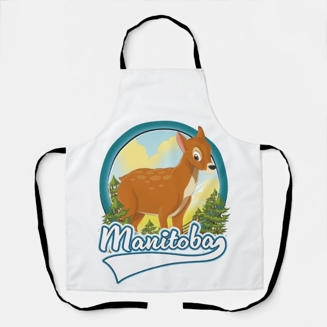 Tablier logo de voyage Manitoba Canada (Recto)