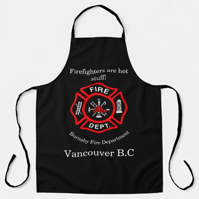 Tablier Logo du Service des incendies Les pompiers sont de (Recto)