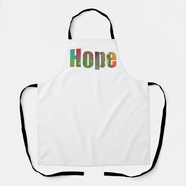 Tablier Logo Hope Blanc  (Recto)