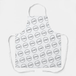 Tablier Logo minimaliste simple Entreprise Promotionnelle 