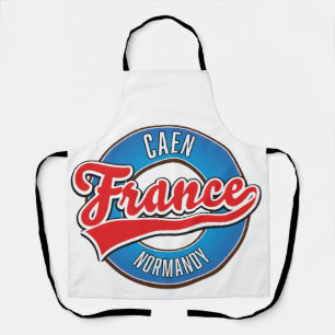 Tablier Logo rétro de Caen Normandie France