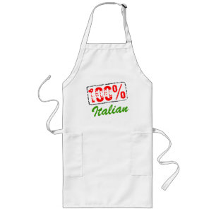 Tablier Long 100% tablier cuisine italienne pour hommes et femm
