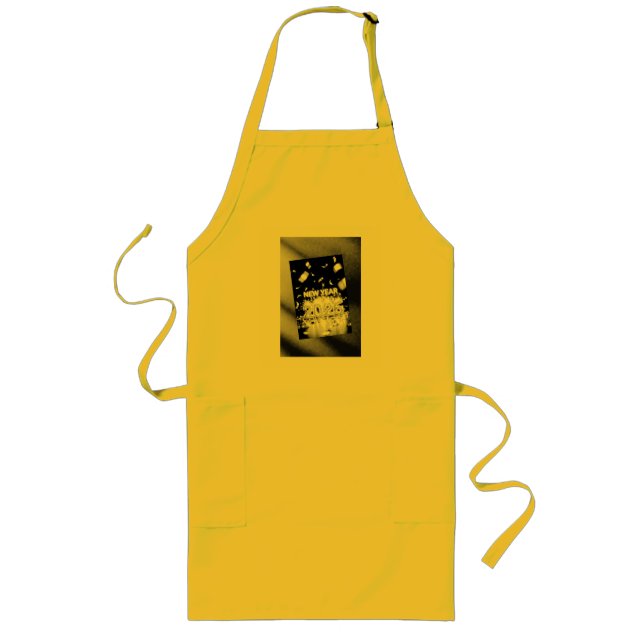 Tablier Long 2026 Festive Custom Celebration Kitchen Apron (Devant)