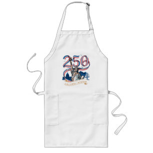 Tablier Long 250 Ans Anniversaire Amérique 1776 2026