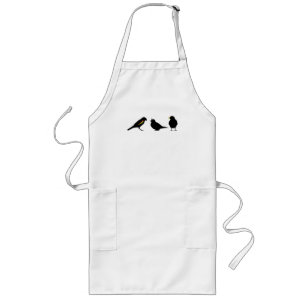 Tablier Long 3 petits oiseaux par l'erndub