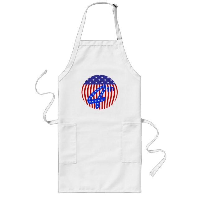 Tablier Long 4 juillet Apron (Devant)