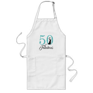 Tablier Long 50 et fabuleux 50e anniversaire Apron cadeau