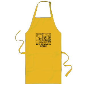Tablier Long Abeilles à l'intérieur (abeilles pourchassant le n