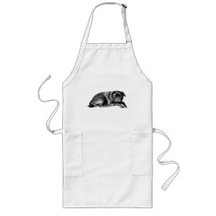 Tablier Long Aide Gentille, Cuisine Calme