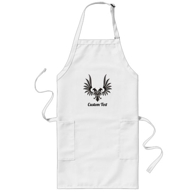 Tablier Long Aigle avec deux têtes Apron (Devant)