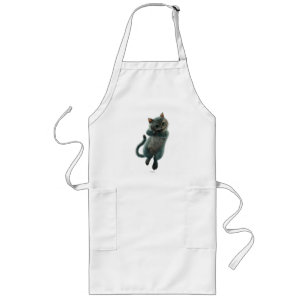 Tablier Long Alice au fond du verre  Cheshire Cat Grin
