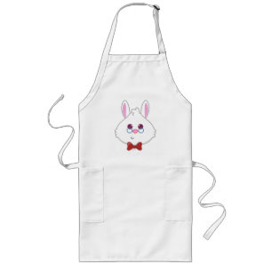 Tablier Long Alice au pays des merveilles  Emoji du lapin blanc