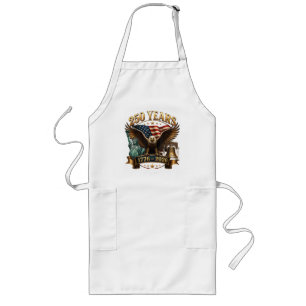 Tablier Long Américain 250e anniversaire USA Patriotique 4 juil