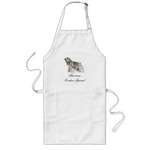 Tablier Long American Cocker Spaniel Apron
