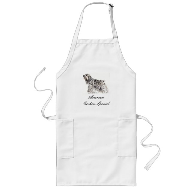 Tablier Long American Cocker Spaniel Apron (Devant)