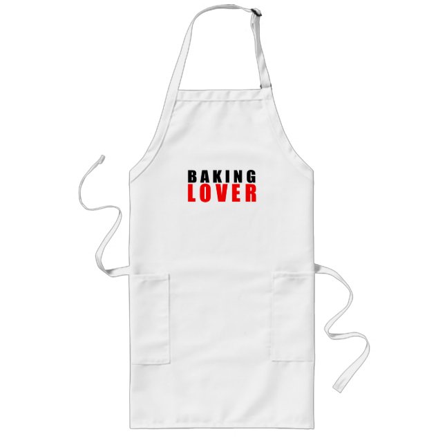 Tablier Long Amoureux de la cuisson (Devant)