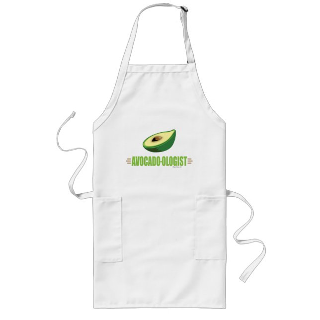 Tablier Long Amusant Avocado (Devant)