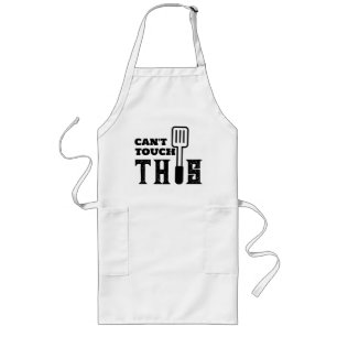 Tablier Long Amusant barbecue chef Apron avec poches ne peut pa