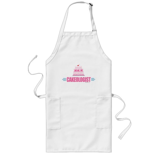 Tablier Long Amusant Mariage Cake Lover (Devant)