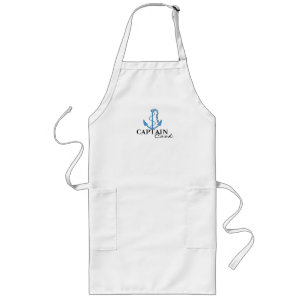 Tablier Long Ancre-Capitaine nautique Cook
