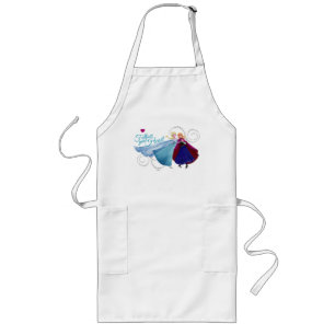 Tablier Long Anna et Elsa Amour de la famille