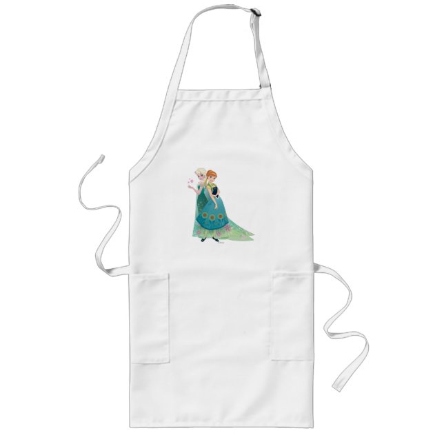 Tablier Long Anna et Elsa | Ma Soeur M'Aime (Devant)