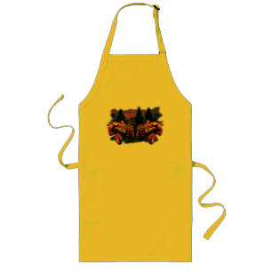 Tablier Long Apron à quatre roues
