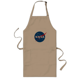 Tablier Long Apron Chef Long Iconique NASA (Jupiter Beige)