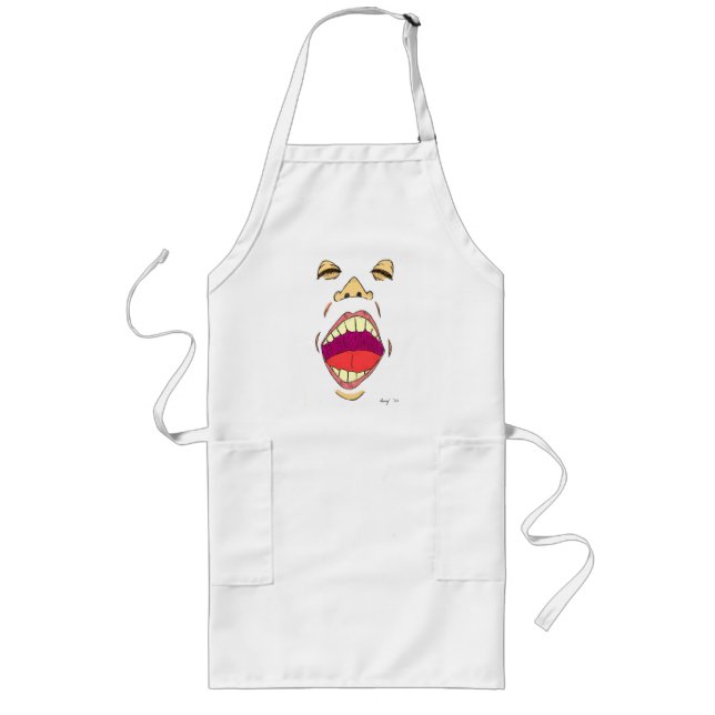 Tablier Long Apron "crier" (Devant)