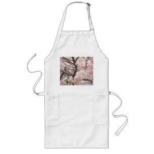Tablier Long Apron de fleurs de cerisier