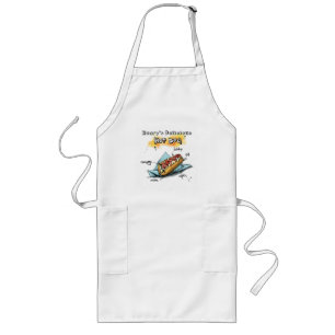 Tablier Long Apron de grillade personnalisé Hot Dog Food