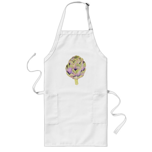 Tablier Long Apron de l'Artichot pourpre (Devant)