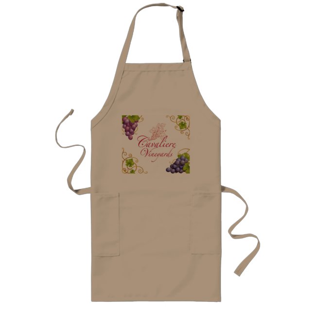 Tablier Long Apron des vignobles de Cavaliere (Devant)